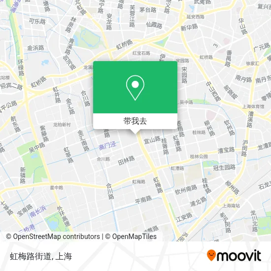虹梅路街道地图
