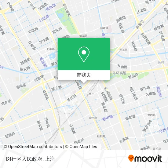 闵行区人民政府地图