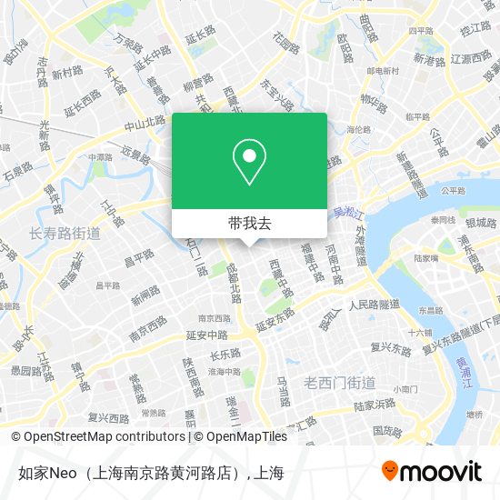 如家Neo（上海南京路黄河路店）地图