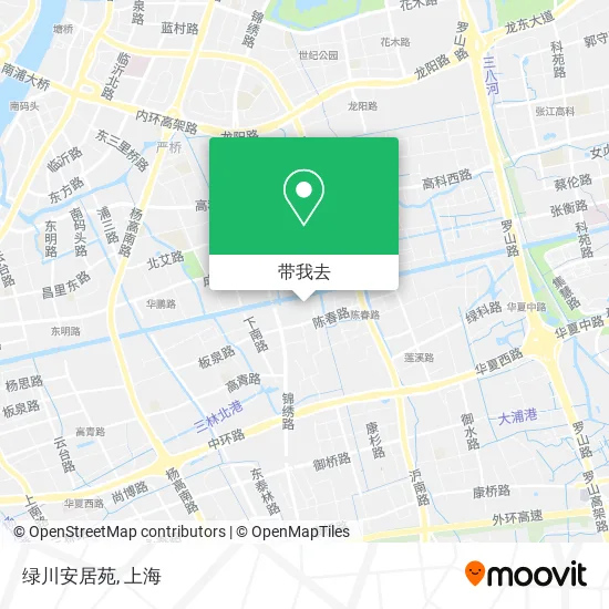 绿川安居苑地图