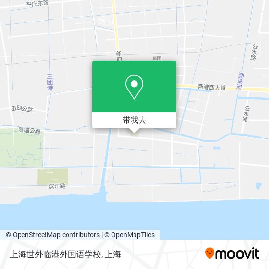 上海世外临港外国语学校地图