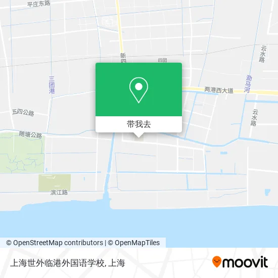 上海世外临港外国语学校地图