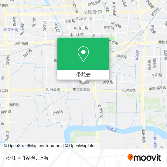 松江南 1站台地图