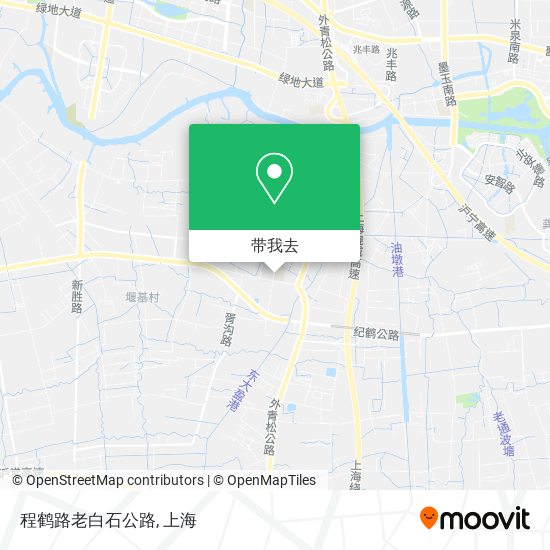 程鹤路老白石公路地图