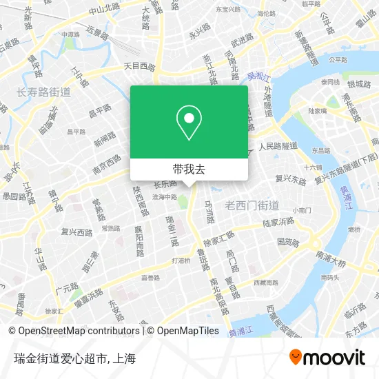瑞金街道爱心超市地图