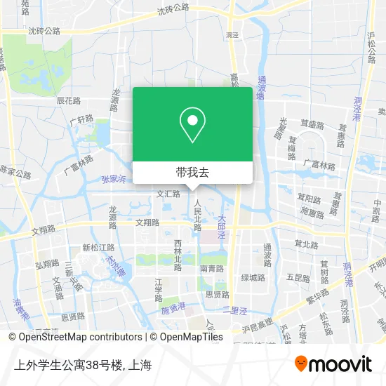 上外学生公寓38号楼地图