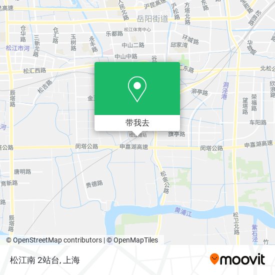 松江南 2站台地图