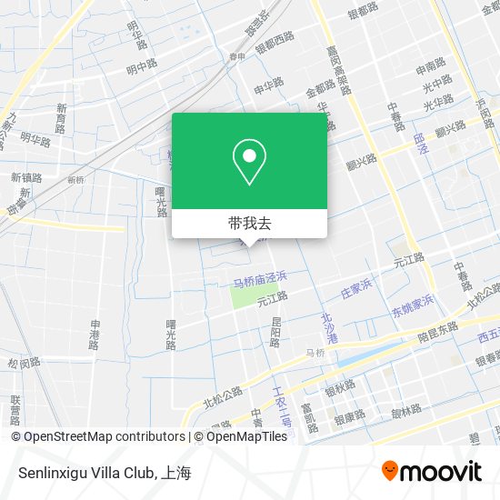 Senlinxigu Villa Club地图