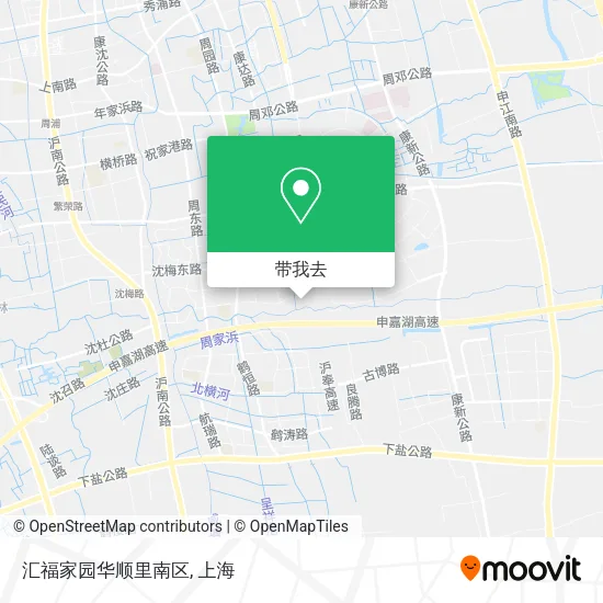 汇福家园华顺里南区地图