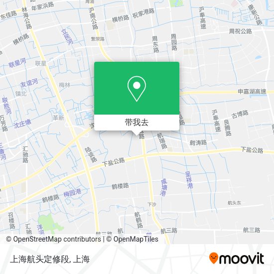 上海航头定修段地图