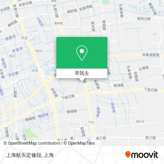 上海航头定修段地图