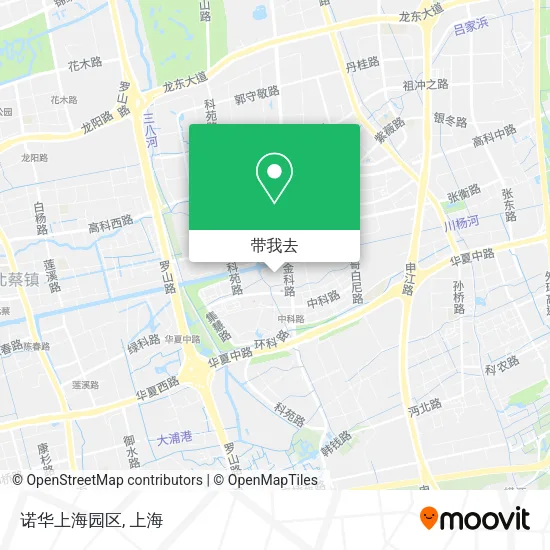 诺华上海园区地图