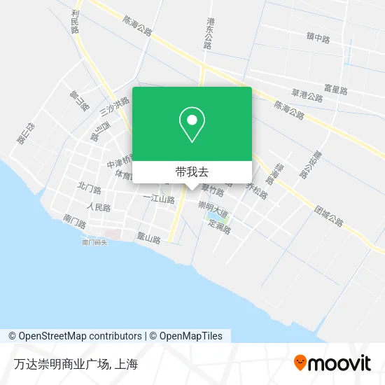 万达崇明商业广场地图