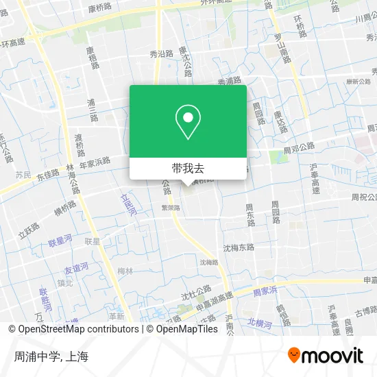 周浦中学地图