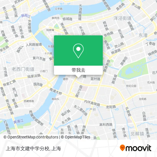 上海市文建中学分校地图