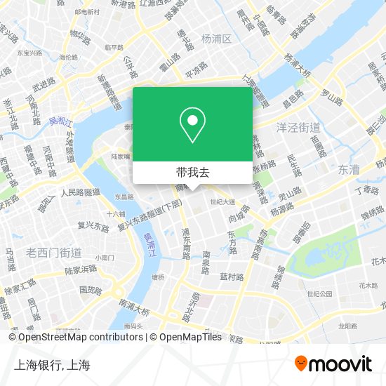 上海银行地图