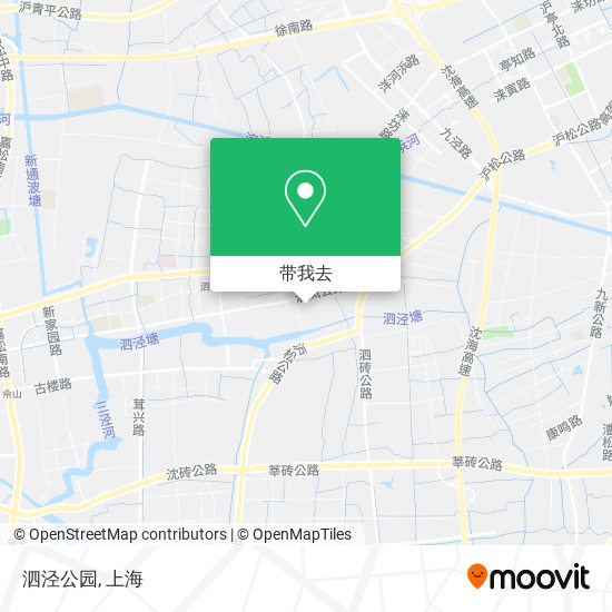 泗泾公园地图