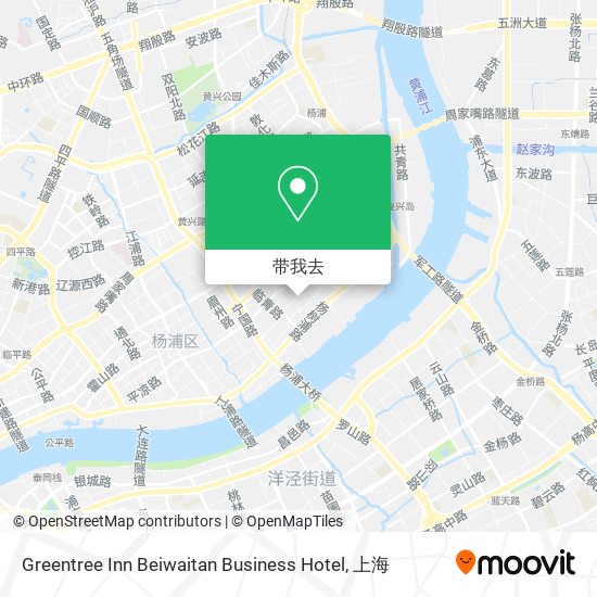 Greentree Inn Beiwaitan Business Hotel地图