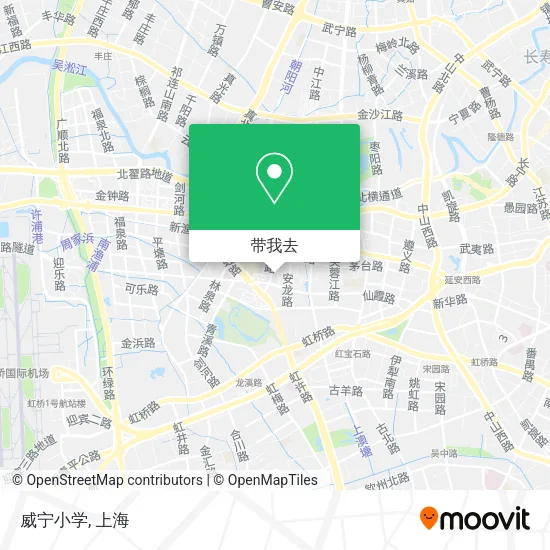 威宁小学地图