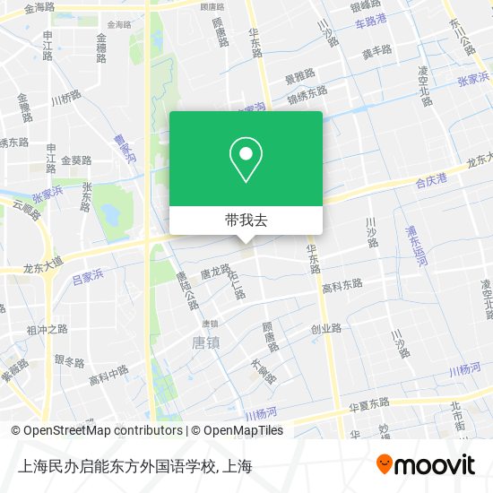 上海民办启能东方外国语学校地图