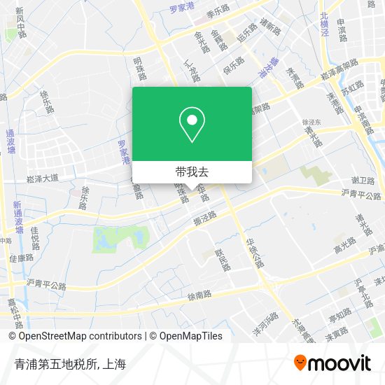 青浦第五地税所地图