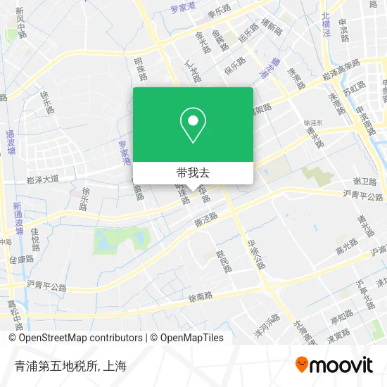 青浦第五地税所地图