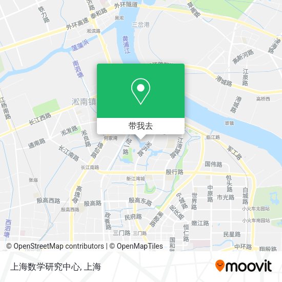 上海数学研究中心地图