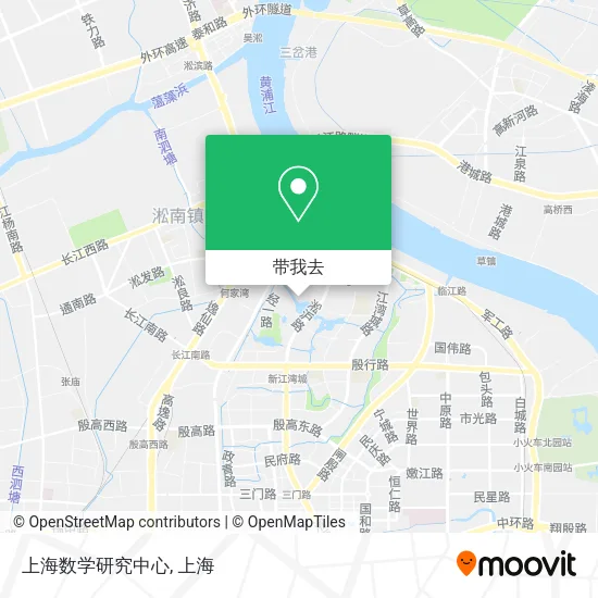 上海数学研究中心地图