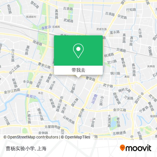 曹杨实验小学地图