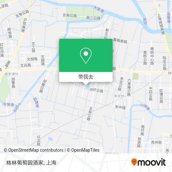 格林葡萄园酒家地图