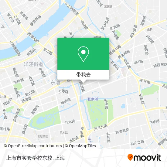上海市实验学校东校地图