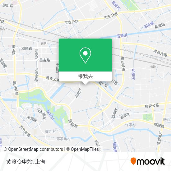 黄渡变电站地图