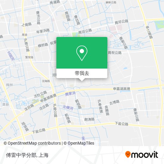 傅雷中学分部地图