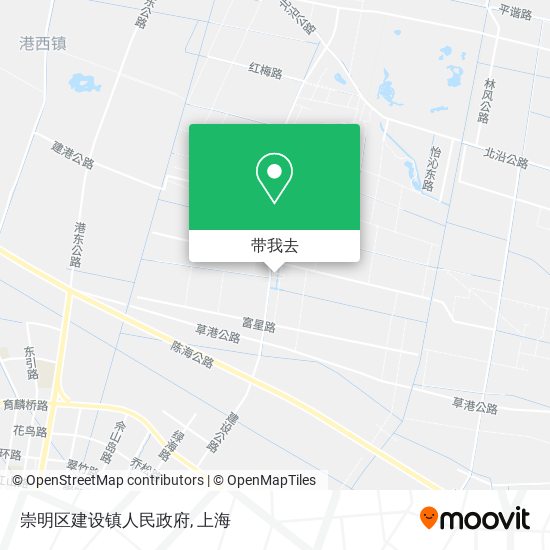 崇明区建设镇人民政府地图