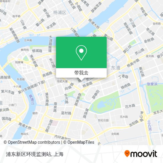 浦东新区环境监测站地图