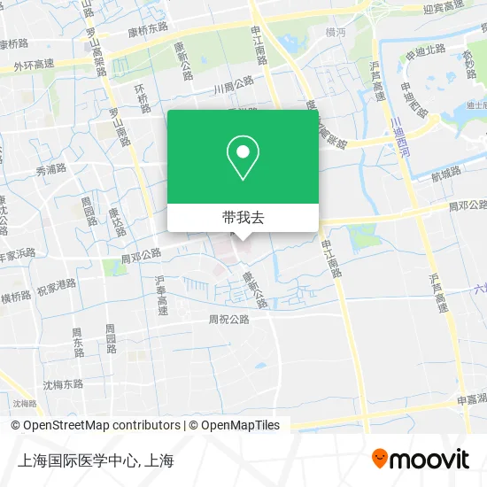 上海国际医学中心地图