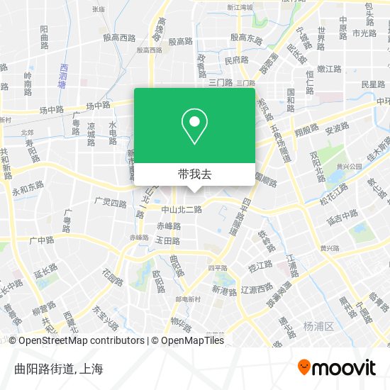 曲阳路街道地图