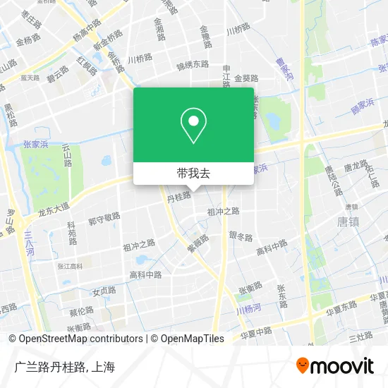 广兰路丹桂路地图