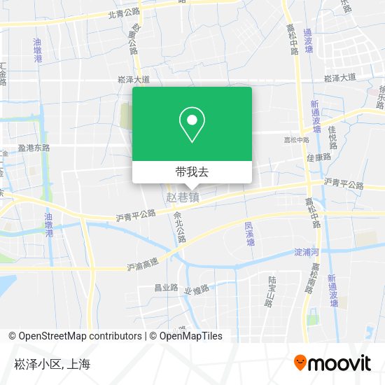 崧泽小区地图