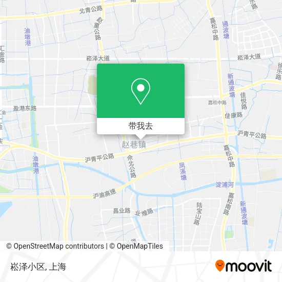 崧泽小区地图