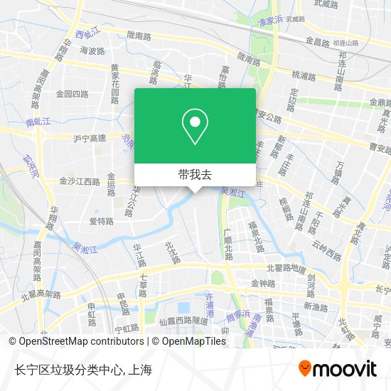 长宁区垃圾分类中心地图