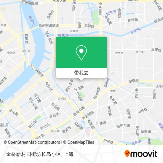 金桥新村四街坊长岛小区地图