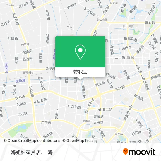 上海姐妹家具店地图