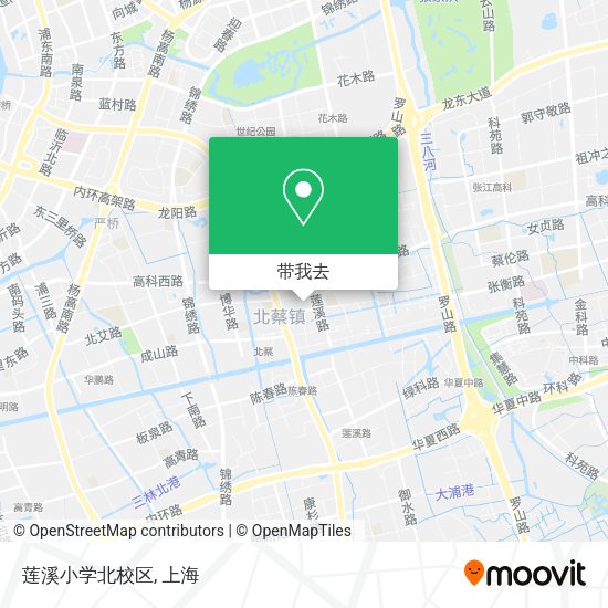 莲溪小学北校区地图