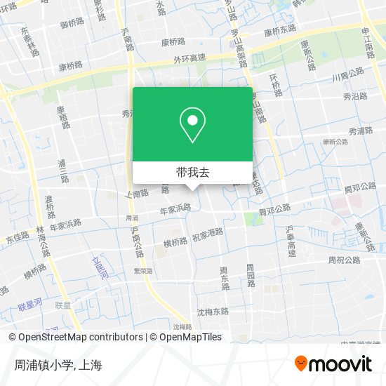 周浦镇小学地图