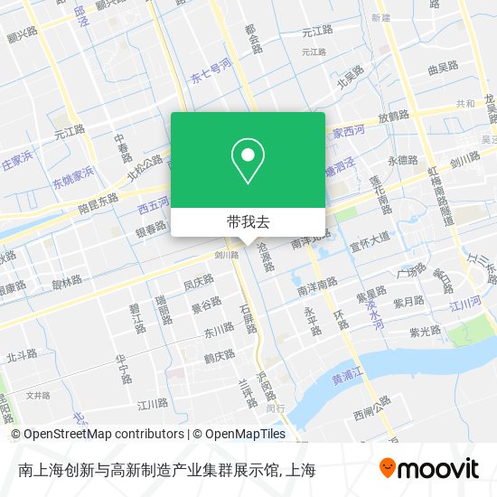 南上海创新与高新制造产业集群展示馆地图