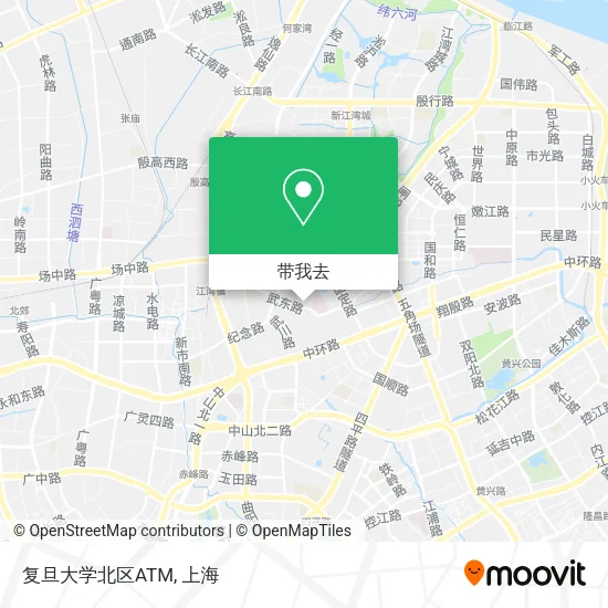 复旦大学北区ATM地图