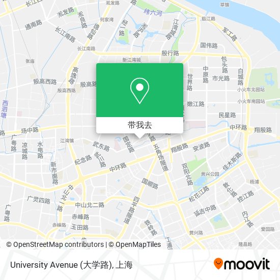 University Avenue (大学路)地图