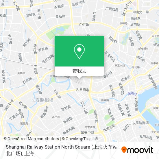 Shanghai Railway Station North Square (上海火车站北广场)地图