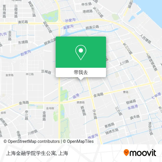 上海金融学院学生公寓地图